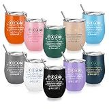 Sieral Team Employee Appreciation Gift 12oz Tumblers, Bright Colors, 10 Pcs | Teacher Thank You Gifts for Staff, Appreciation Bulk Gifts for Coworkers, Employee Groups, Friend, Women, Men, Mixed-color