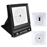 EZYoutdoor Airsoft Target Trap with BB Gun Mesh Catcher, 10 Paper Targets