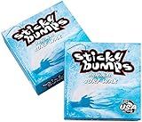 Sticky Bumps Original surf Wax Cool-Cold - 2 Pack | Long-Lasting Surfboard Wax | Great Bump Building for Surfing | Non-Toxic, Nature-Safe | for Surfboard surf Wax Temps 69°F / 20°C & Below.