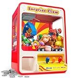JOYIN Claw Machine Arcade Toy with LED Light & Adjustable Sound, Rechargable Dispenser Toys Mini Vending Machine for Kids - Perfect Christmas & Birthday Big Gifts for Kids, Ages 3+