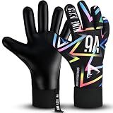 NINE AXIS Soccer Goalie Goalkeeper Gloves for Kids Boys Youth Goalkeeping