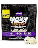Muscletech High-Protein Mass Gainer (Vanilla Milkshake, 6LB) - Mass Tech Extreme 2000 Mass Gainer Protein Powder Supplement - Weight Gainer for Increase Muscle & Enhanced Recovery - Packaging May Vary