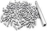 Marrkey 12mm Carbide Screw Tire Studs Snow Spikes Anti-Slip/Anti-ice for Car/Snowmobile/Tractor/ATV/UTV/Motorcycle/Short Lug/Bicycles/Shoes with Installation Tool - Pack of 100