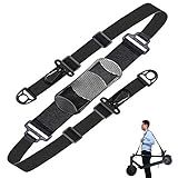 Gutezeiten Kick Scooter Shoulder Strap Compatible for Carrying Beach Chair, Electric Scooter,Kids Bike,Foldable Bikes, Balance Bikes, Yoga Mat,Adjustable Should Belt Straps with Non-Slip Shoulder Pad