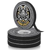 Bighorn Athletics Finger Tape, 0.3-Inch x 45-Feet, 4 Rolls, Black