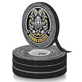 Bighorn Athletics Premium Finger Tape & Toe Tape | 4 Rolls for Superior Finger Support, Injury Protection, and Joint Stability | Ideal for Jiu-Jitsu, Climbers, & Trainers (0.3-Inch, Black)