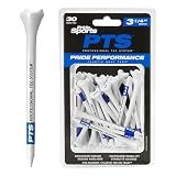 PrideSports PTS Plastic Golf Tees | 30 Count, 3-1/4 Inch | #1 Plastic Tee on Tour | Best for Drivers & Woods