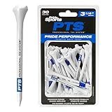 PrideSports PTS Plastic Golf Tees | 30 Count, 3-1/4 Inch | #1 Plastic Tee on Tour | Best for Drivers & Woods