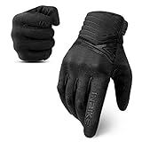 INBIKE Motorcycle Gloves Breathable Mesh Touchscreen Hard Knuckles | Anti-Wear Polyester Microfiber,TPR Palm Grip,EUDE Foam Shock-Absorbing,Adjustable Strap,For Road Biking,Riding,Cycling