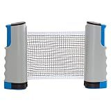 Table Tennis Nets, Retractable Ping Pong Net and Post with Clamps for Any Table, Adjustable Length 175 (max) x 14.5 cm