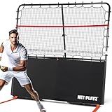 Pickleball Rebounder Training Aid, Adjustable Angle Easy Setup & Storage - Perfect Your Forehands Backhands Dinks Volleys Accuracy Coordination Kitchen Control, Designed for Pickleball