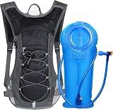 Unigear Hydration Pack Backpack with 70 oz 2L Water Bladder for Running, Hiking, Cycling, Climbing, Camping, Biking (Black)