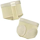 DANSHOW Dance Foot Undies Thongs 1/2 Pairs Ballet Paws Lyrical Bare Footundeez Morden Belly Dancing Shoes for Kids Women and Men (JZT01-18-1-XL)