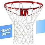 LAO XUE Basketball Net Outdoor,12 Loops Heavy Duty Replacement Net