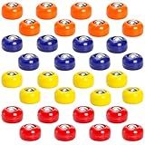 TOPZEA 32 Pieces Mini Shuffleboard Replacement Pucks, Shuffleboard Rollers Set Mini Tabletop Curling Sliders Beads Board Game Equipment for Indoor Game, Home Leisure Sport Accessories