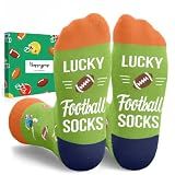 HAPPYPOP Football Gifts for Men Women - Gifts for Sports Fans, Youth Teen Football Rugby Socks, Stocking Stuffers