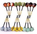 MaxMau Soft Tip Darts for Electronic Dartboard Plastic Point Dart with Standard Dart Flights 18 Darts