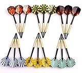 MaxMau Soft Tip Darts for Electronic Dartboard Plastic Point Dart with Standard Dart Flights 18 Darts