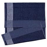 Devant Sports Towels Extra Large Caddy Golf Towel, Navy/White Stripes