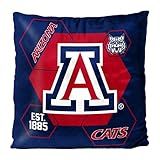 Northwest NCAA Arizona Wildcats Velvet Pillow, 16" x 16", Connector