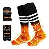 Degime Heated Socks, Electric Heated Socks for Men Women with APP Control