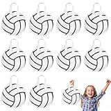 KERINGO 16 PCS Volleyball Party Favor Bags Ball Themed Goodie Candy Snacks Bag Volleyball Gift Bags Non Woven Gift Bags for Kids Adults Sport Party Supplies