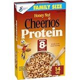 Cheerios Honey Nut Protein Cereal, 8g Protein, Gluten Free, 14 oz
