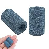Acoeitl 2 Pcs Dart Sharpeners Grinding Sharpening Stone Cylindrical Dart Point Sharpeners for Steel Tip Reduce Burrs Keep Points Sharp Durable Darts Accessories