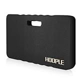 HOOPLE Extra Thick Kneeling Pad, Soft Foam Kneeling Cushion, Waterproof Gardening Knee Pads, Lightweight Knee Mat for Bathing, Workout Supplies, Exercise Yoga, Garden Work Gifts 17.5 x 11 x 1 in, Black