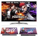 FVBADE 78S Pandora Box Retro Games Arcade Game Console with Two Separate Host for PC & Projector & TV 3D Games 1-4 Players Category Favorite List Save/Search/Hide/Pause/Delete