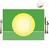 Big Dot of Happiness You Got Served - Tennis - Party Table Decorations - Baby Shower or Tennis Ball Birthday Party Placemats - Set of 16