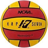 KAP K7 SEVEN KAP7 Size 5 HydroGrip Water Polo Ball (NCAA and NFHS Official), Yellow/Red