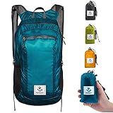 4Monster Hiking Daypack,Water Resistant Lightweight Packable Backpack for Travel Camping Outdoor (Blue, 24L)