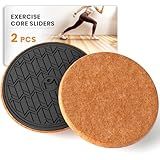 MUYOS Sliders for Working Out, Floor Sliders for Exercise, Sliding Discs for Exercise on Hardwood Floors – Protects Floors While You Work Out, Perfect for Abdominal&Core Workouts (2 PCS, 7 Inch)