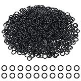 Poen 1000 Pcs Dart O Ring Assortment Kit Dart Accessories Tool Rubber Washer Orings for Faucet Hose Automotive Air Gas Plumbing Sealing Repair Plastic Metal Shafts(Rubber,0.157 Inch)
