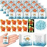 Amyhill 20 Sets Basketball Gifts Bulk for Team Mini Inspirational Luminous Basketball Turtle Resin Positive Gift Box from Coach for Players Fans Party Favor Birthday