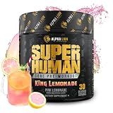 ALPHA LION Core Pre Workout with Creatine for Performance, Beta Alanine for Muscle, L-Citrulline for Pump & Tri-Source Caffeine for Sustained Energy (30 Servings, King Lemonade Flavor)