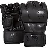 Venum Challenger MMA Gloves, Black/Black, Medium