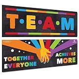 Sproutbrite 2 Educational Team Poster Classroom Motivational Chart13.5 x39