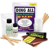 Ding All Super Stand Up Paddle Board (SUP) Epoxy Repair Kit with a Superior, Eco-Friendly and Non Yellowing Formula for Small to Medium Ding Repairs
