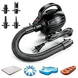 Electric Air Pump for Inflatable Pool Toys, High Power Air Mattress Inflator Deflator Pump for Pool Float Raft Gymnastics Track Mat, AC 110-120V Quick-Fill Inflator