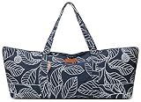 Large Yoga Mat Bag for Women & Men, Full-Zip Gym Bag with Yoga Mat Holder
