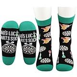 JNIAP Darts Socks Dart Player Gifts Darts Lover Gifts Dart Game Socks Dart Club Dart Dad Gifts (Darts sock)