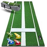 Gibalia - Softball Pitching MAT Whit Pitcher Rubber - Softball Training Equipment - Tools-Trainer Practice - Pitching Training aids - Baseball Turf mat - Indoor Pitching Practice - Pitch - softballs