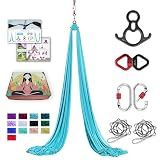 ZYOSJK 11 Yards Aerial Silks for home aerial yoga hammock Aerial Silks Kit