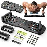 JLoibao Push Up Board Fitness, Workout Home Gym Equipment, 20 in 1 Exercise Pushup Bar Handles for Floor, Strength Training Equipment for Men​​