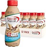 Premier Protein Shake, Café Latte, 30g Protein, No Added Sugar, 24 Vitamins & Minerals to Support Immune Health, 11.5 fl oz, 12 Pack (Packaging May Vary)