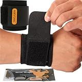 Wrist Brace, 2 PACK Wrist Wraps for Carpal Tunnel for women and men. Wrist Straps for Weightlifting, Working Out and Pain Relief. Flexible, Highly Elastic, Adjustable, Comfortable and Multi-Functional