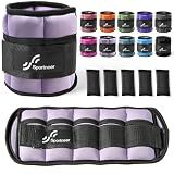 Sportneer Adjustable Ankle Weights, 2-10 lb per Pair, Removable Weights