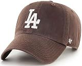 '47 Los Angeles Dodgers Brown Clean Up Adjustable Hat, Adult One Size Fits All